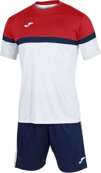 Футбольна форма DANUBIO біло-червона (футбока та шорти)