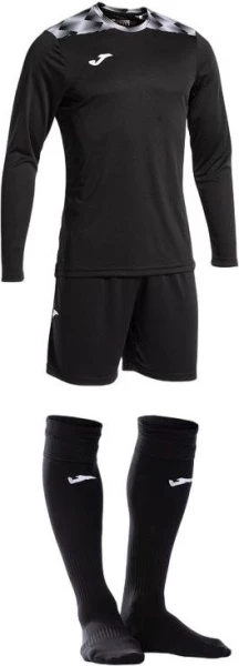 Комплект воротарської форми чорний д/р ZAMORA VIII (шорти+футболка+гетри)