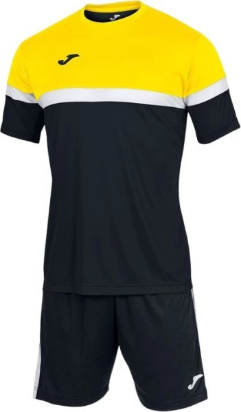 Футбольна форма DANUBIO чорно-жовта (футбока та шорти)