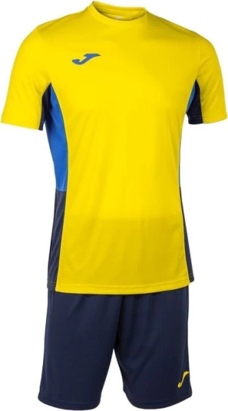Футбольна форма DANUBIO II жовто-т.синя (футбока та шорти)