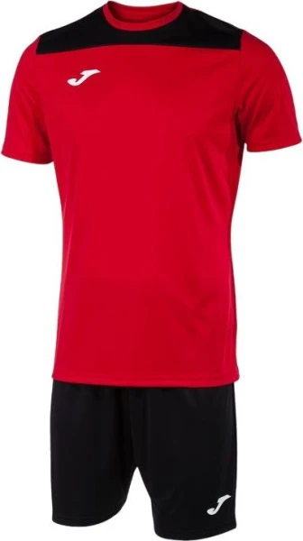 Комплект червоно-чорний футболка к/р і шорти PHOENIX II