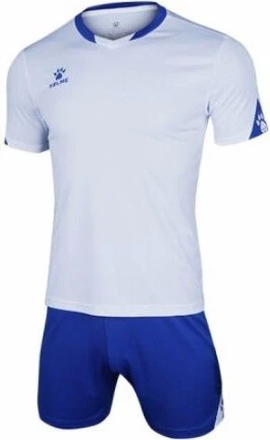 Комплект футбольної форми GIRONA JR біло-синій к/р дитячий