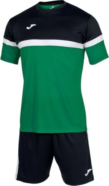 Футбольна форма DANUBIO зелено-чорна (футбока та шорти)