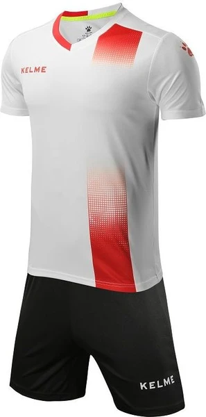 Комплект футбольної форми біло-червоний к/р дитячий ALICANTE JR