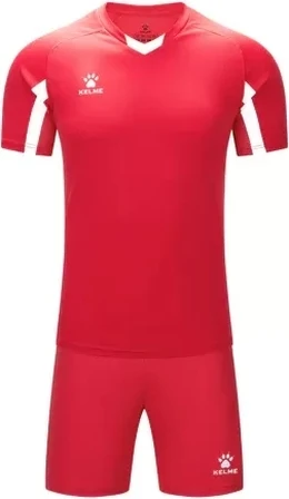 Комплект футбольної форми червоно-білий к/р LEON