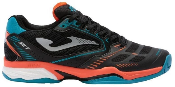Кросівки для тенісу чоловічі SET чорно-помаранчеві