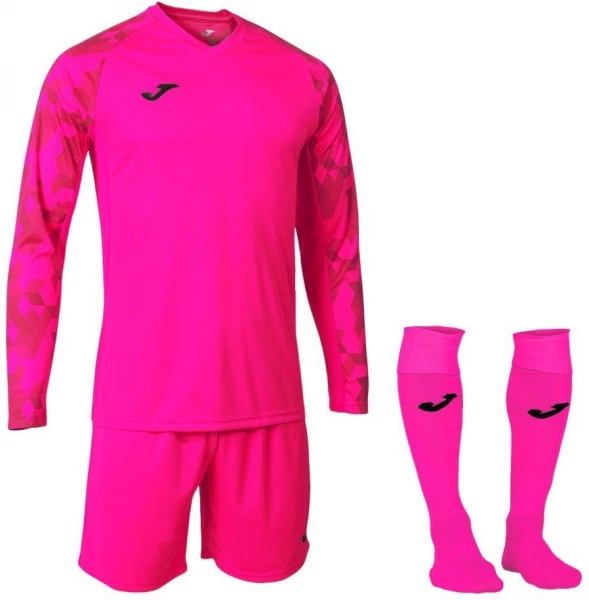 Комплект воротарської форми рожевий д/р ZAMORA VII (шорти+футболка+гетри)