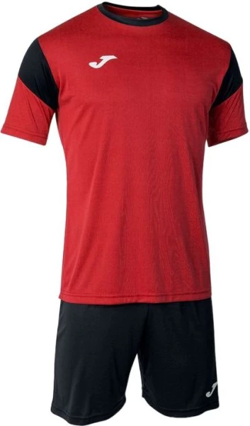 Футбольна форма PHOENIX червоно-чорна (футбока та шорти)