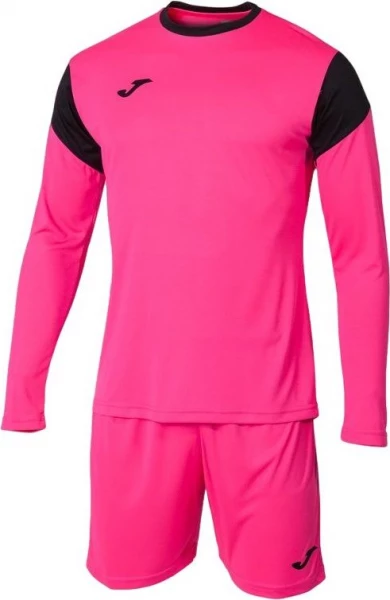 Комплект воротарської форми рожево-чорний д/р PHOENIX (шорти+футболка)