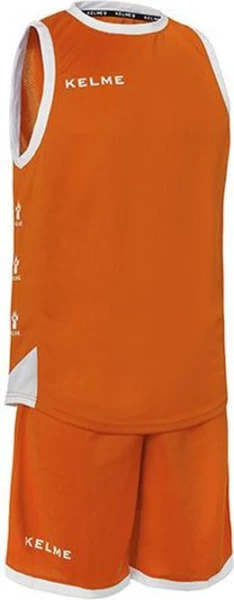 Комплект баскетбольної форми оранжево-білий б/р VITORIA