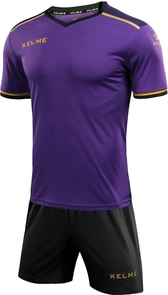 Комплект футбольної форми фіолетово-чорний к/р дитячий SEGOVIA