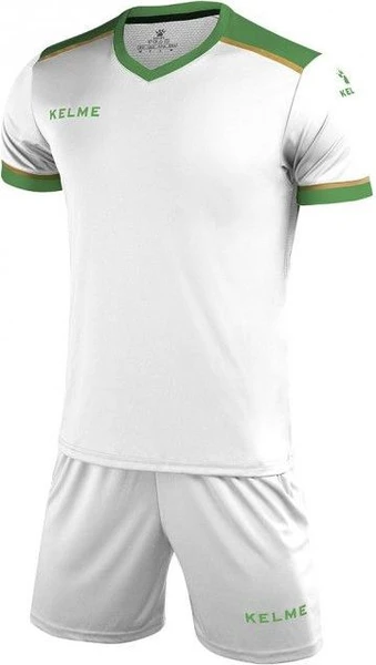 Комплект футбольної форми біло-зелений к/р SEGOVIA
