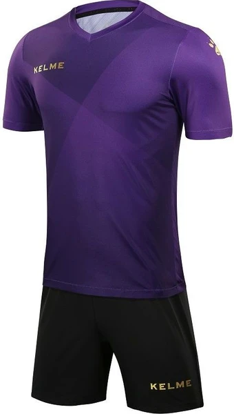 Комплект футбольної форми фіолетово-золотий к/р LIGA