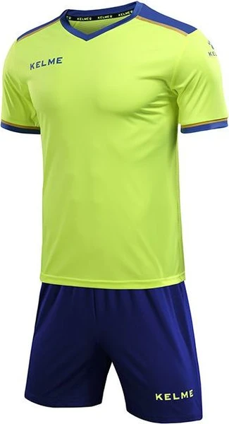 Комплект футбольної форми салатово-синій к/р SEGOVIA