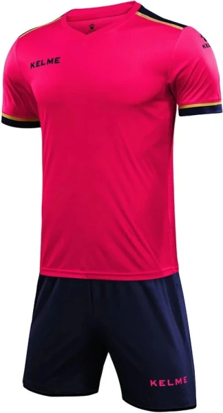 Комплект футбольної форми рожево-т.синій к/р дитячий SEGOVIA