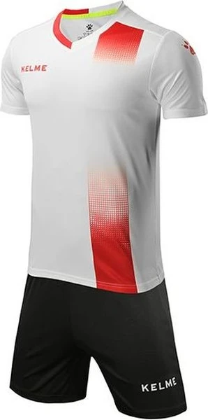 Комплект футбольної форми біло-червоний к/р ALICANTE