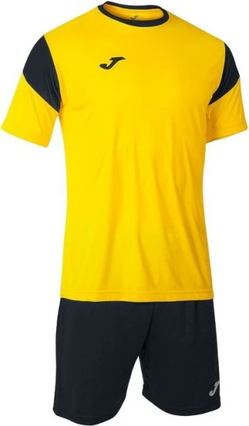 Футбольна форма PHOENIX жовто-чорна (футбока та шорти)