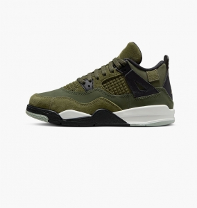 Кросівки Jordan 4 Retro SE Craft Medium Olive (PS)