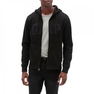 Толстовка Gap Logo Zip Hoodie Black 218871171