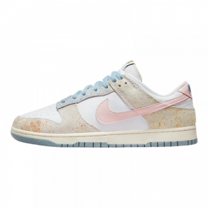 Кросівки NIKE DUNK LOW PINK BLUE GOLD