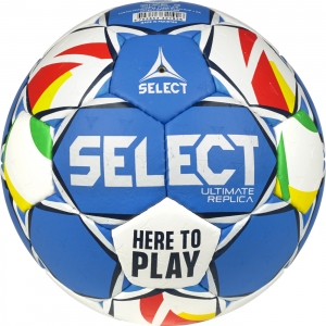 М’яч гандбольний SELECT Ultimate Replica EHF European League v24 (896) біло/синій