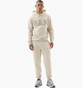 Штани Gap Logo Fleece Joggers Beige 778011041 XXL