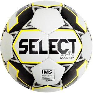 М'яч футзальний Select Futsal Master IMS (129) №4 White-Yellow-Black (1043446051)