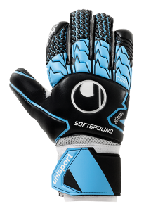 Воротарські рукавиці UHLSPORT SOFT HN COMP (black/sky blue/white)