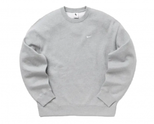 Світшот NIKE SOLO SWOOSH DK GREY HEATHER/WHITE