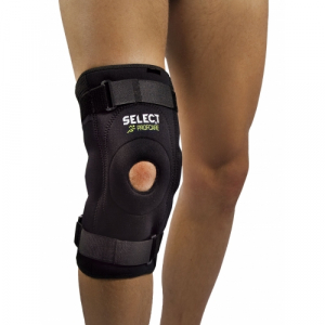 Наколінник SELECT 6204 Knee support with side splints (010) чорний