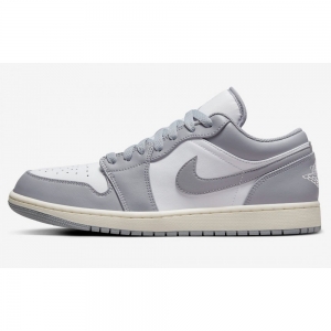 Кросівки Air Jordan 1 Low Vintage Stealth Grey Grey/White 553558-053 44.5