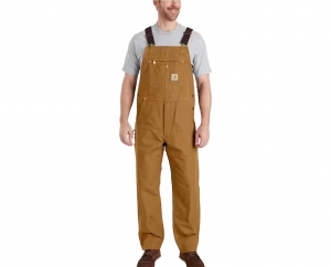 Комбінезон CARHARTT BLACK LOOSE FIT WASHED DUCK INSULATED BIB OVERALL