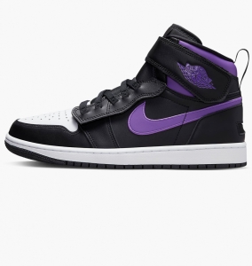 Кросівки Jordan 1 High FlyEase Black Bright Violet