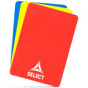 Картки арбітра SELECT Referee cards v24 (003) червон/жовто/синій