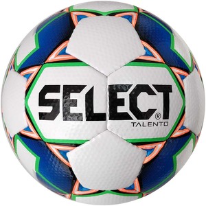 М'яч футбольний для дітей Select Talento (305) №4 White-Blue (0774846002)