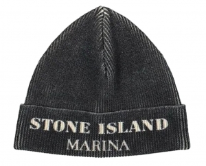 Шапка Stone Island Grey Marina Beanie