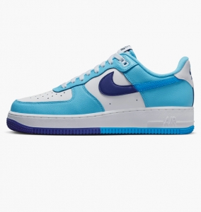 Кросівки Nike Air Force 1 Low '07 LV8 Split Light Photo Blue Deep Royal