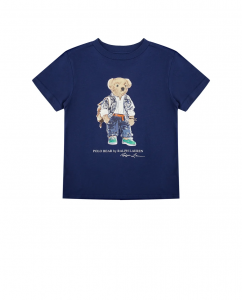 Футболка Ralph Lauren Short Sleeve Casual Bear Jersey T-Shirt  kids