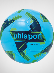 М`яч футбольний LITE SOFT 350 (ice blue/navy/fluo green)