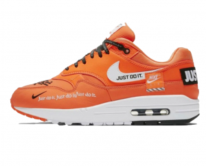 Кросівки NIKE AIR MAX 1 X SERENA WILLIAMS DESIGN CREW SHOES ORANGE