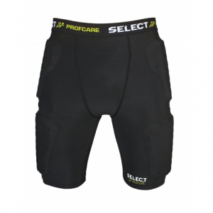 Компресійні шорти SELECT Compression shorts with pads 6421 (010) чорний