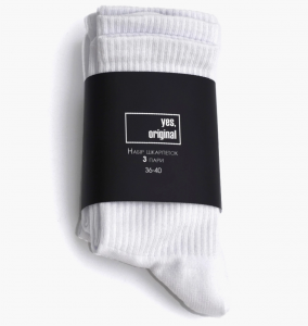 Шкарпетки Yes, Original 3 Pack Socks White 100000-113 41-45