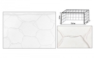Сітка на ворота футбольні тренувальна безузловая Трапеция SP-Sport