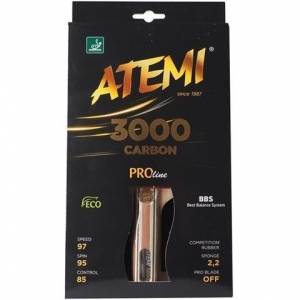 Ракетка для настільного тенісу Atemi 3000 PRO Carbon ECOine