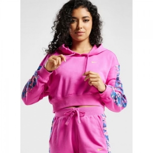 Худі Nike Dri-Fit Gt Fit Hoodie Pro Allover Print Kadın Pembe Sweatshirt