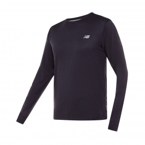 Лонгслів New Balance Athletics Long Sleeve Black MT41256BK S