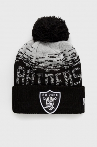 Шапка New Era NEW ERA NFL LAS VEGAS RAIDERS POM BEANIE HAT