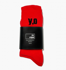 Шкарпетки yes, original 3 Pack Socks Red 100000-135 41-45