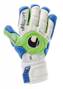 Воротарські рукавиці ERGONOMIC 360° AQUASOFT (pacific/fluo green/white)