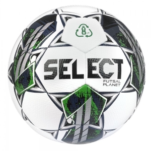 М'яч футзальний SELECT Futsal Planet v22 (327) біло/зелен